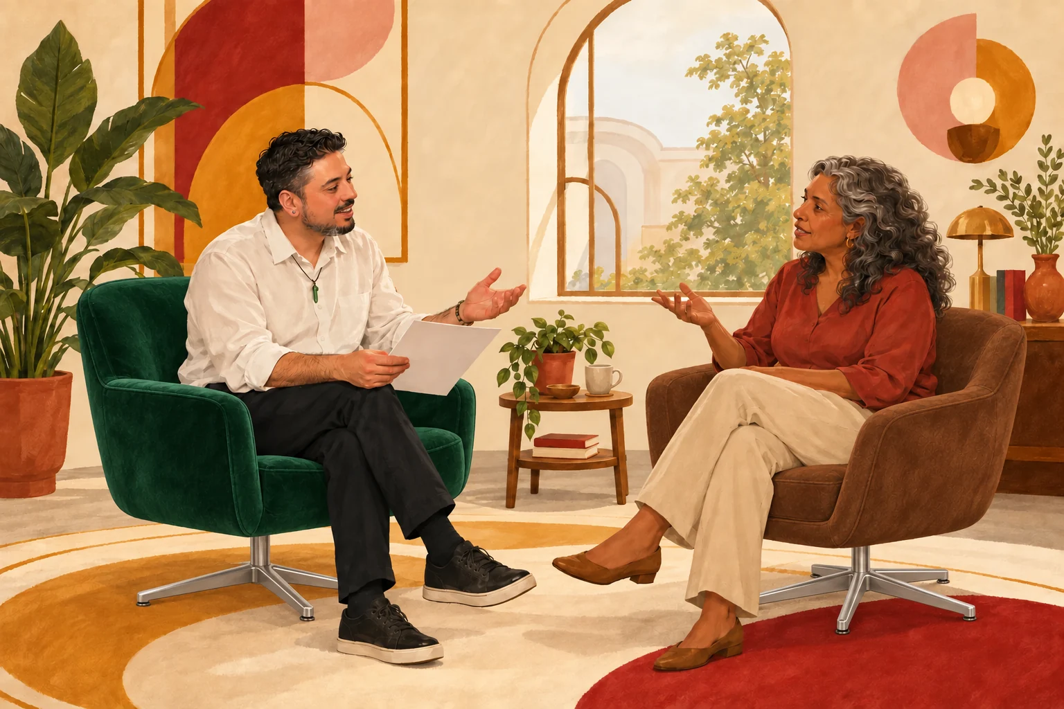 Ilustração conceitual representando os instrumentos e métodos da Avaliação Psicológica